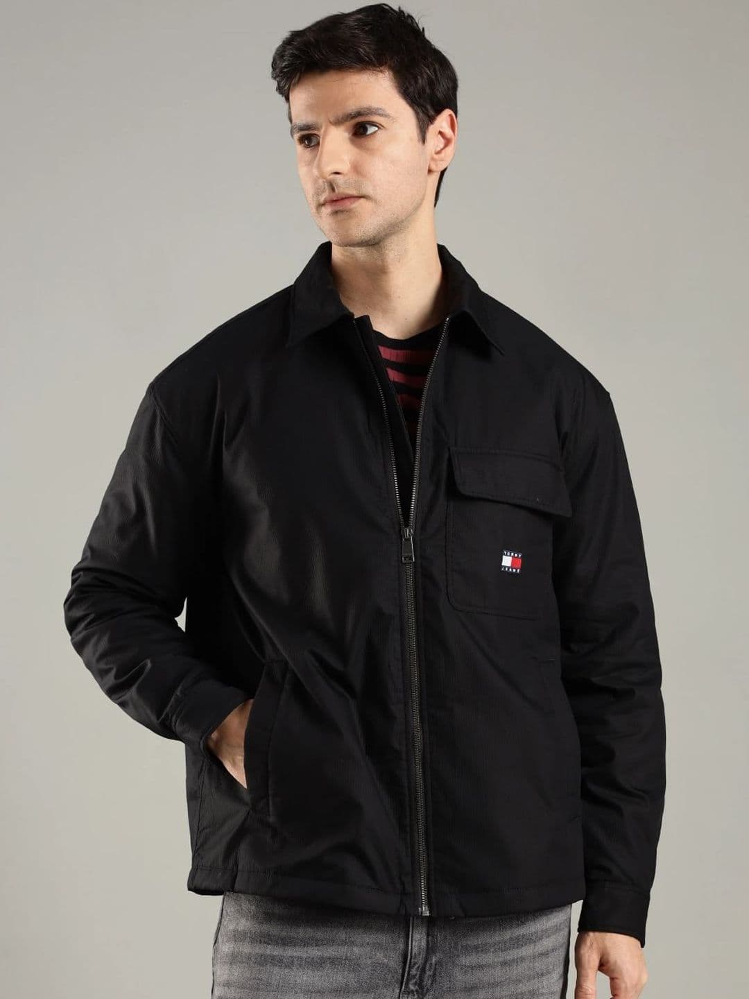 Tommy Hilfiger Oversized Open Front Jacket - view 1