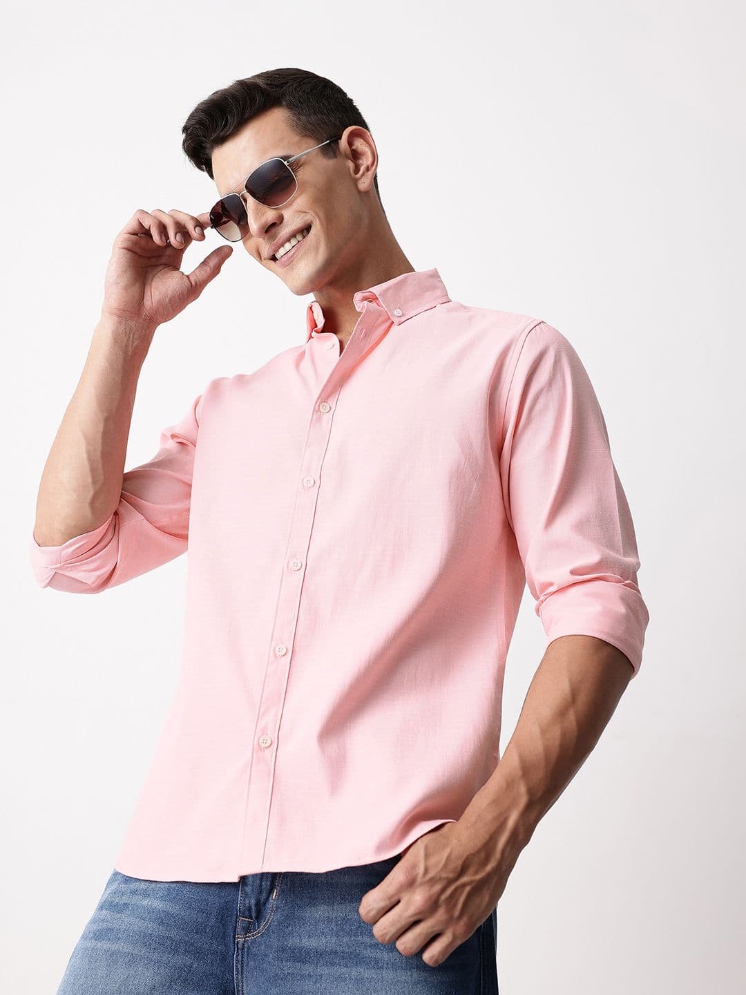 Mast & Harbour Button-Down Collar Classic Fit Casual Shirt - view 1