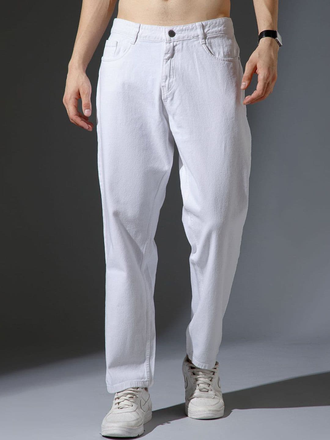STUDIO NEXX Men Loose Fit Mid-Rise Jeans - view 1