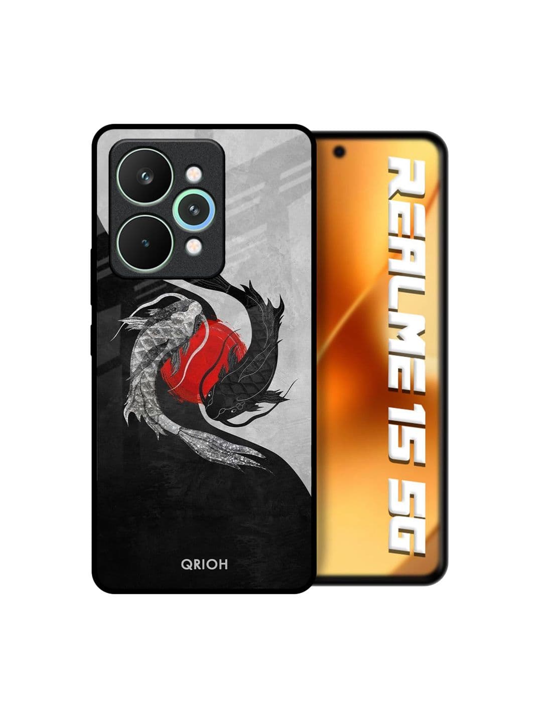 QRIOH Unisex Realme 15 5G Japanese Art Impact Resistant Back Case - view 1