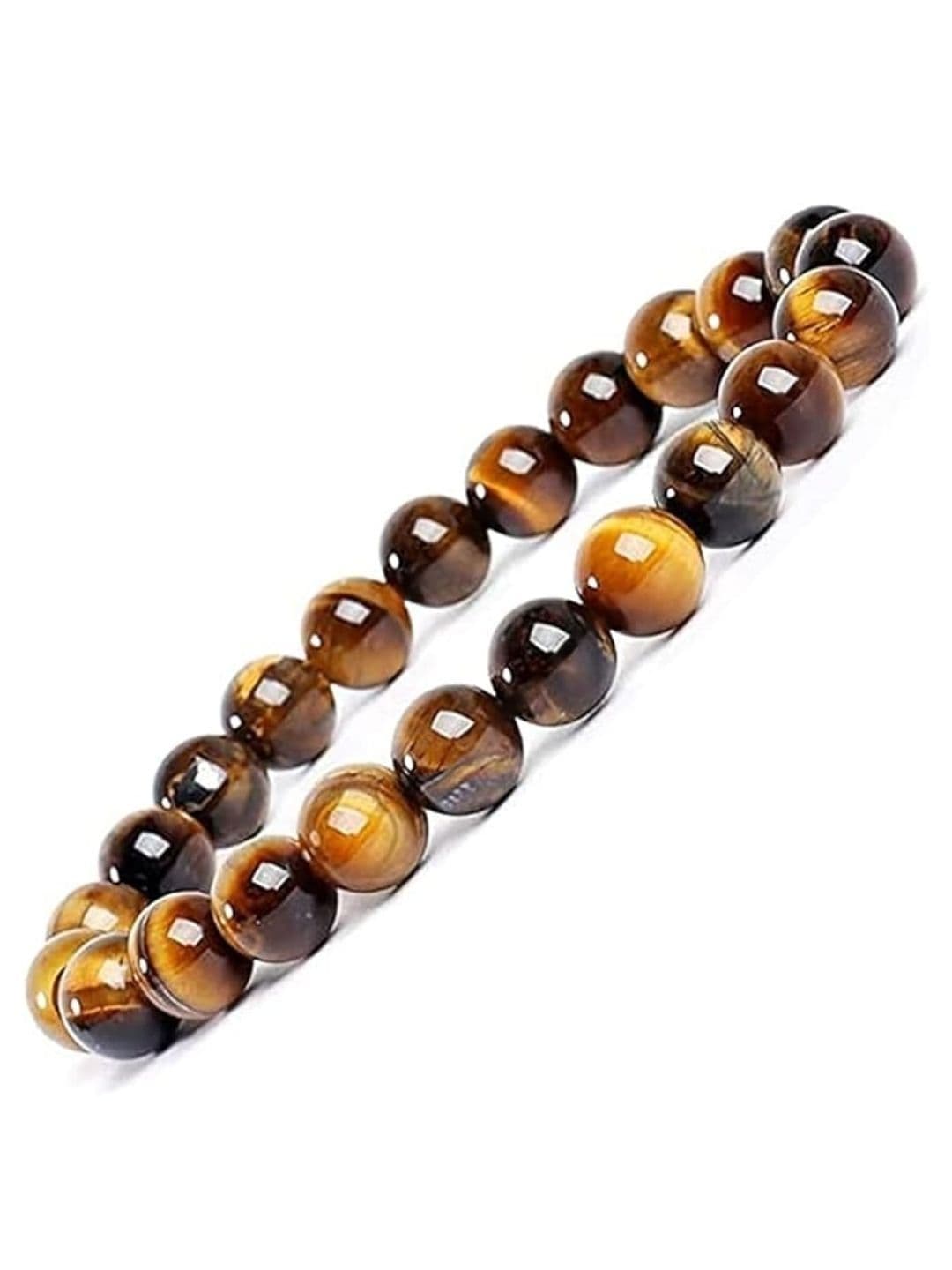 Anouk Metal Tigers Eye Elasticated Bracelet - view 1