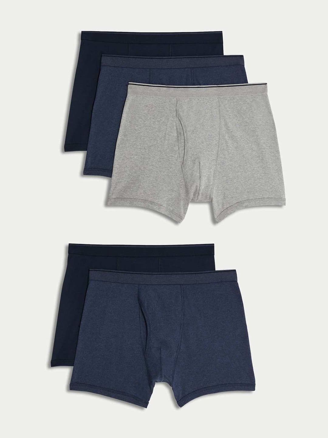 Marks & Spencer 5 Pack Pure Cotton Cool & Fresh Trunks - view 1