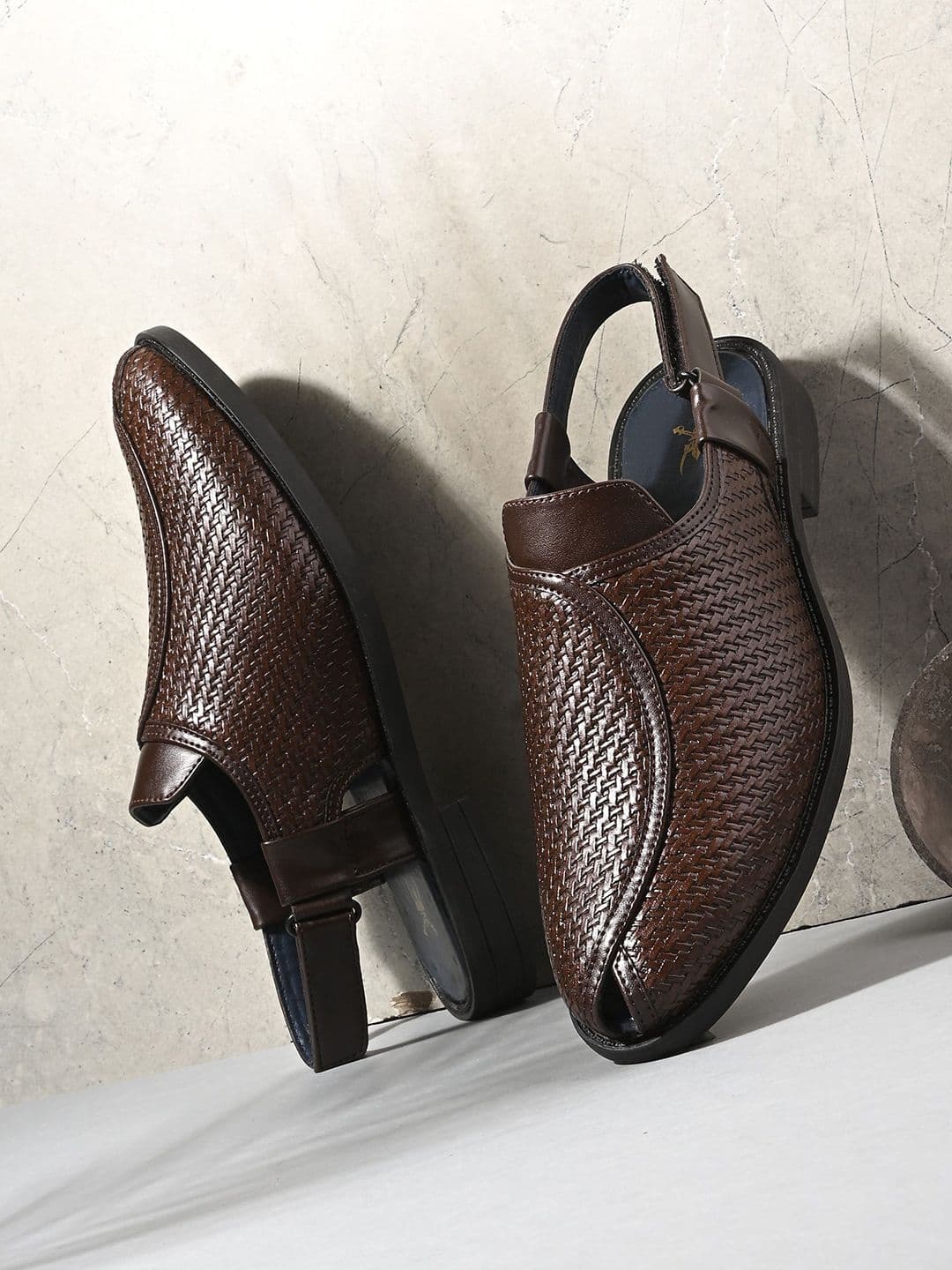 House of Pataudi Men Ultra-Lightweight & Flexible Shoe-Style Sandals - view 1
