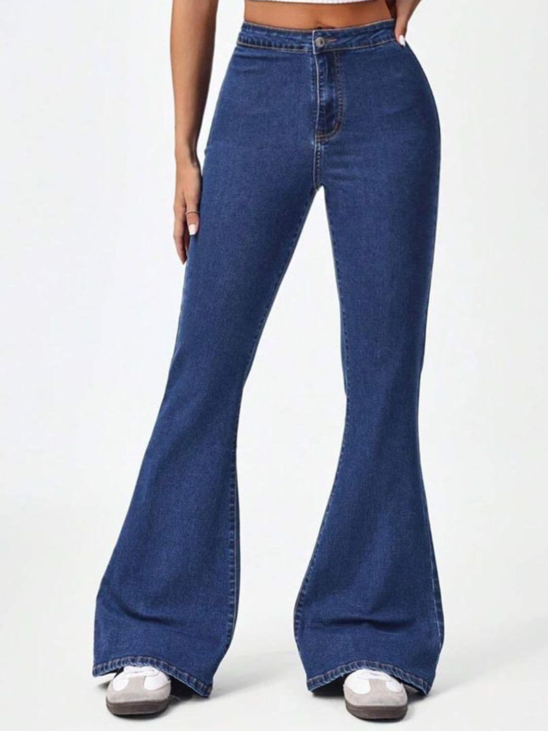 Aadvi Fashion Women Flared Fit High-Rise Stretchable Jeans - view 1