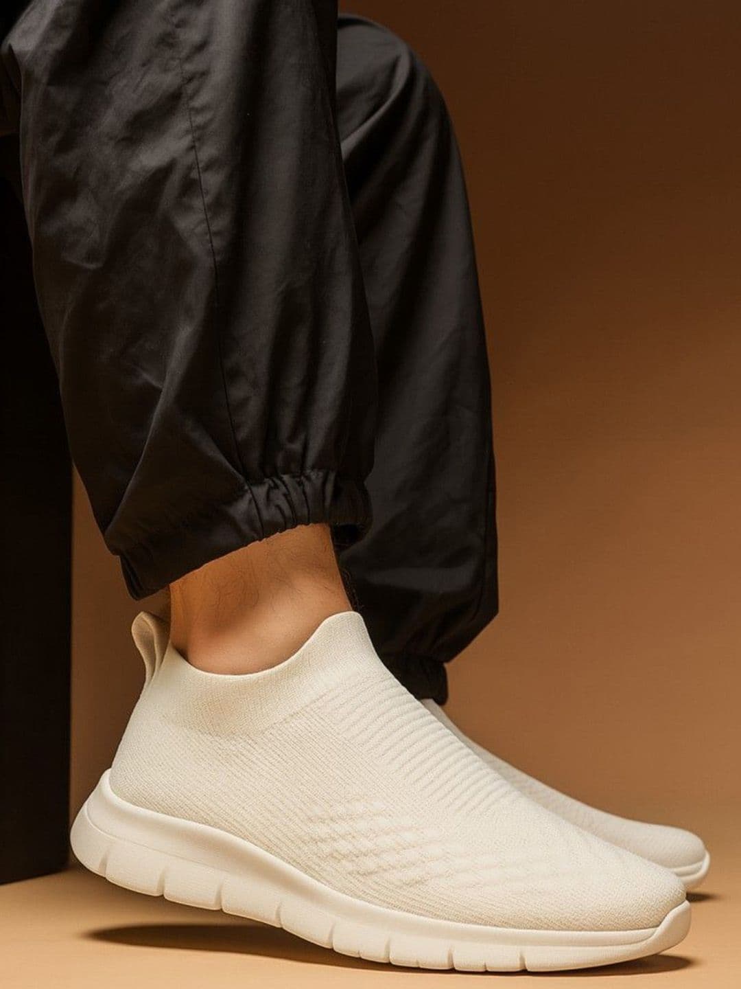 KRAASA Men Textile Running Lightweight Slip-On Non-Marking Shoes - view 1