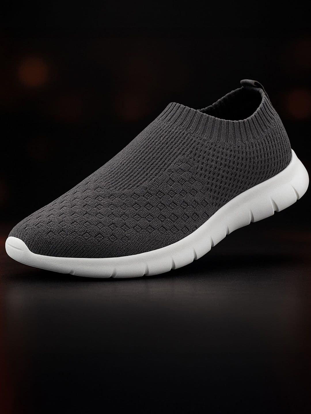 KRAASA Men Textile Running Lightweight Slip-On Non-Marking Shoes - view 1