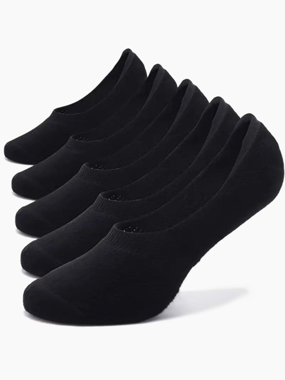 FIMS Unisex Pack Of 5 Anti Slip Low Cut Shoe Liners Socks - view 1