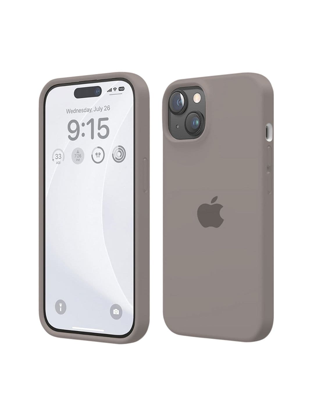 INNOPACE Unisex iPhone 13 Solid Sleek Grip Scratch & Impact Resistant Back Case - view 1