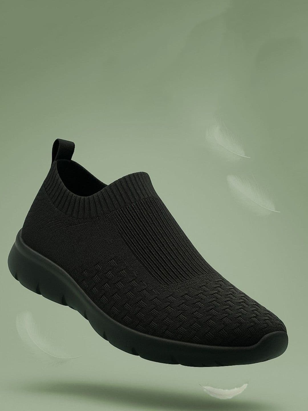 KRAASA Men Textile Running Lightweight Slip-On Non-Marking Shoes - view 1