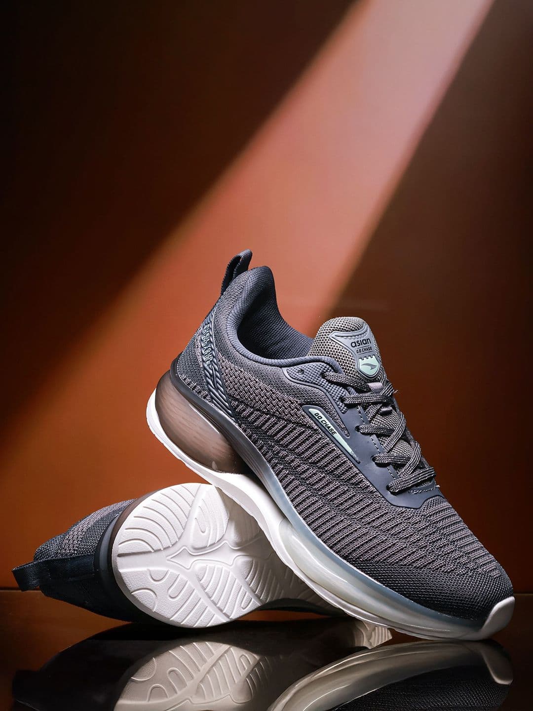 ASIAN Men's Grey Stylish Running & Training Sports Shoes - view 1