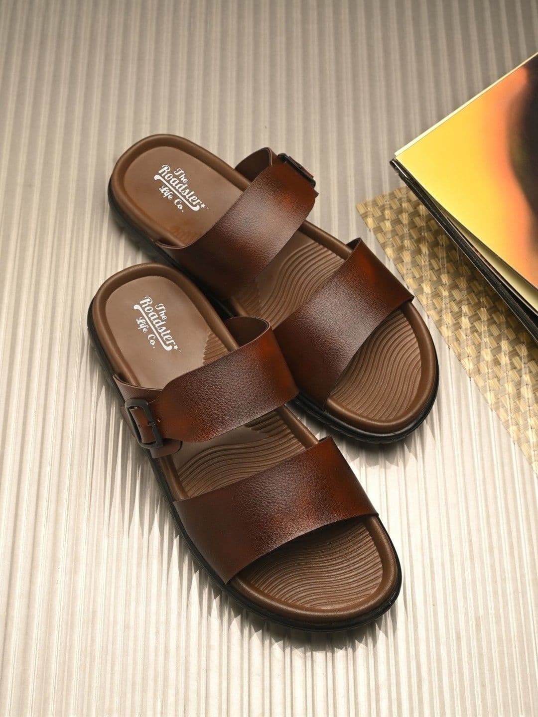 Roadster Men Synthetic Leather Sandals - view 1