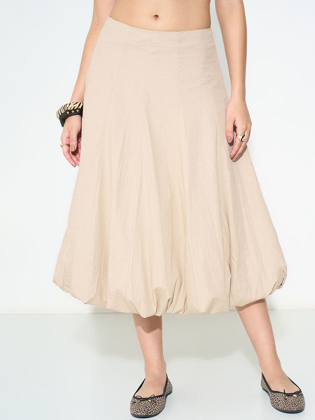 Honey by Pantaloons Pure Cotton A-Line Midi Skirts - view 1