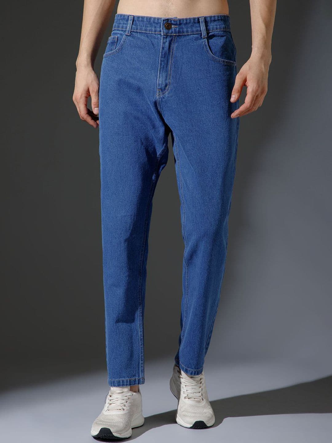 R.Code by The Roadster Life Co. Men Straight Fit Mid-Rise Jeans - view 1
