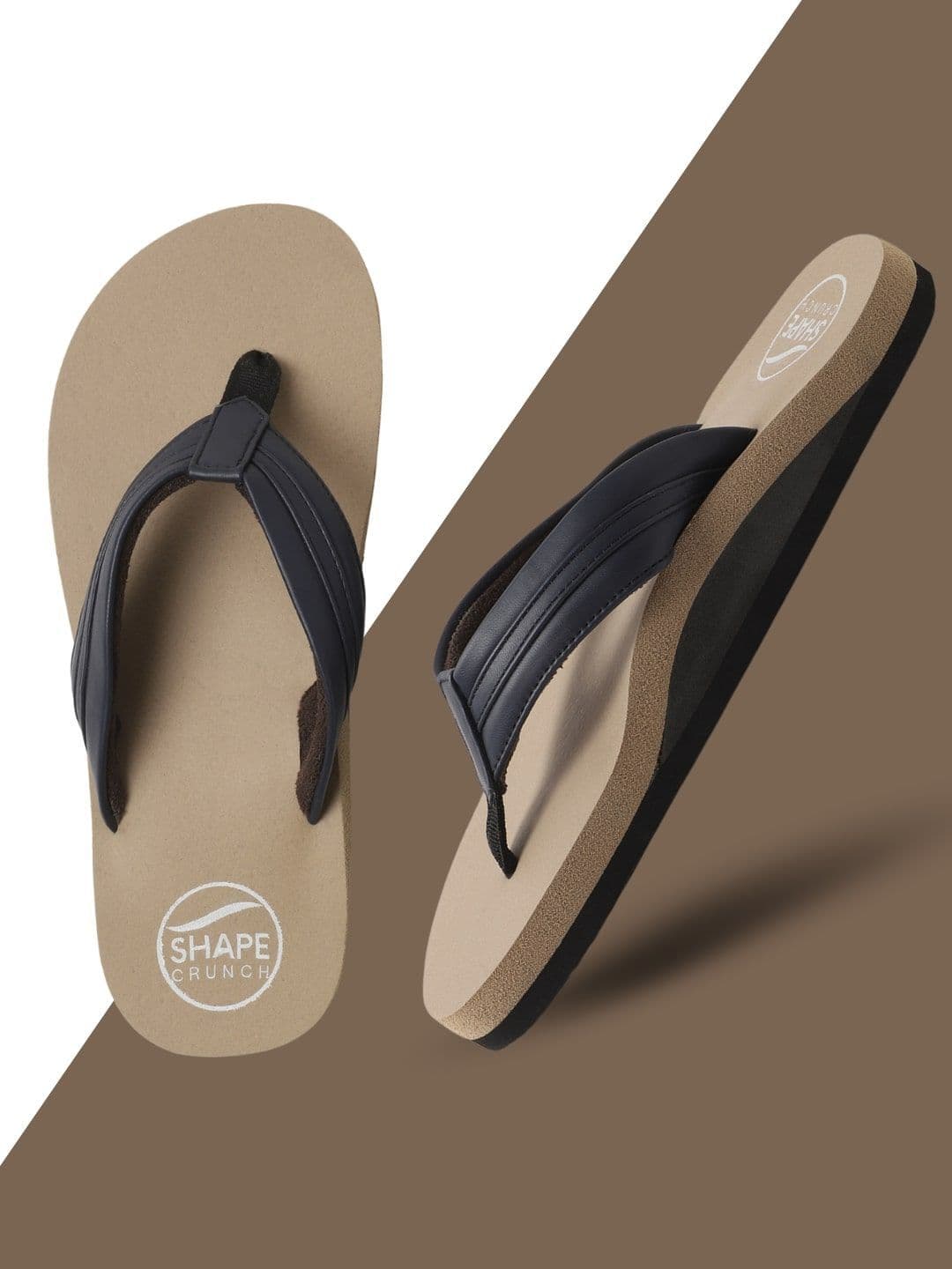 SHAPECRUNCH Men Arch Support Slippers - Soft Orthopedic Anti-skid - view 1
