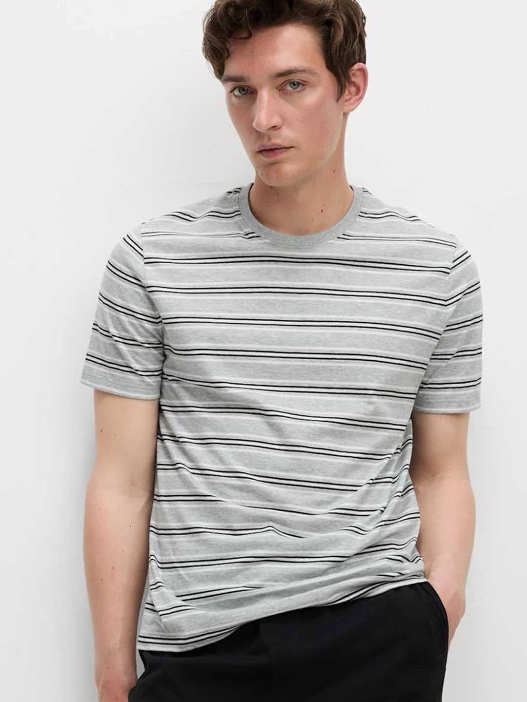 Marks & Spencer Pure Cotton Striped Pyjama Set - view 1