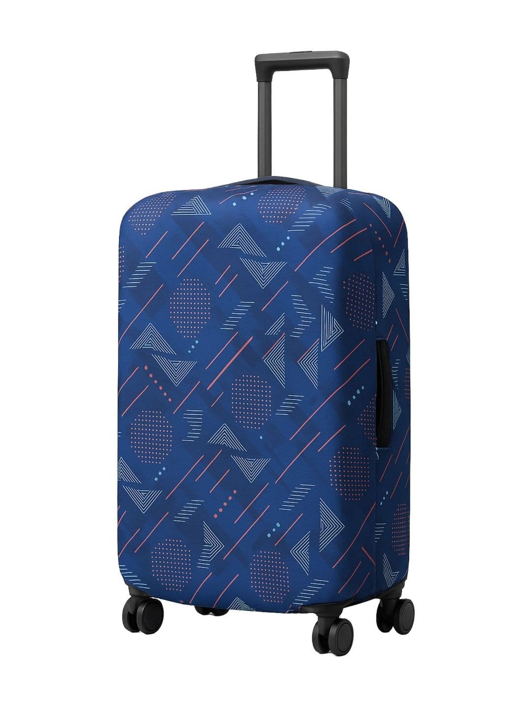 AMPEREUS Blue 20 Inch Abstract Printed Protective Suitcase Trolley Bag Cover - view 1