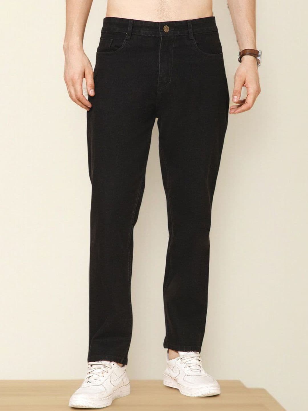 R.Code by The Roadster Life Co. loose fit Men Straight Fit Low-Rise Stretchable Jeans - view 1