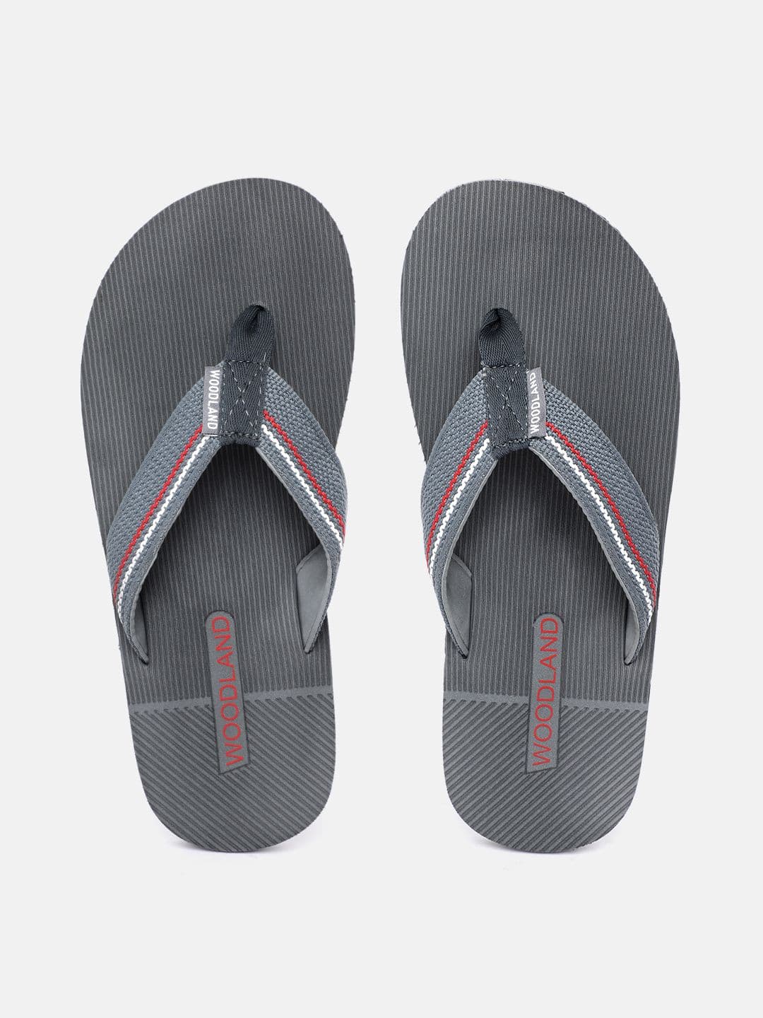Woodland Men Striped Thong Flip-Flops - view 1