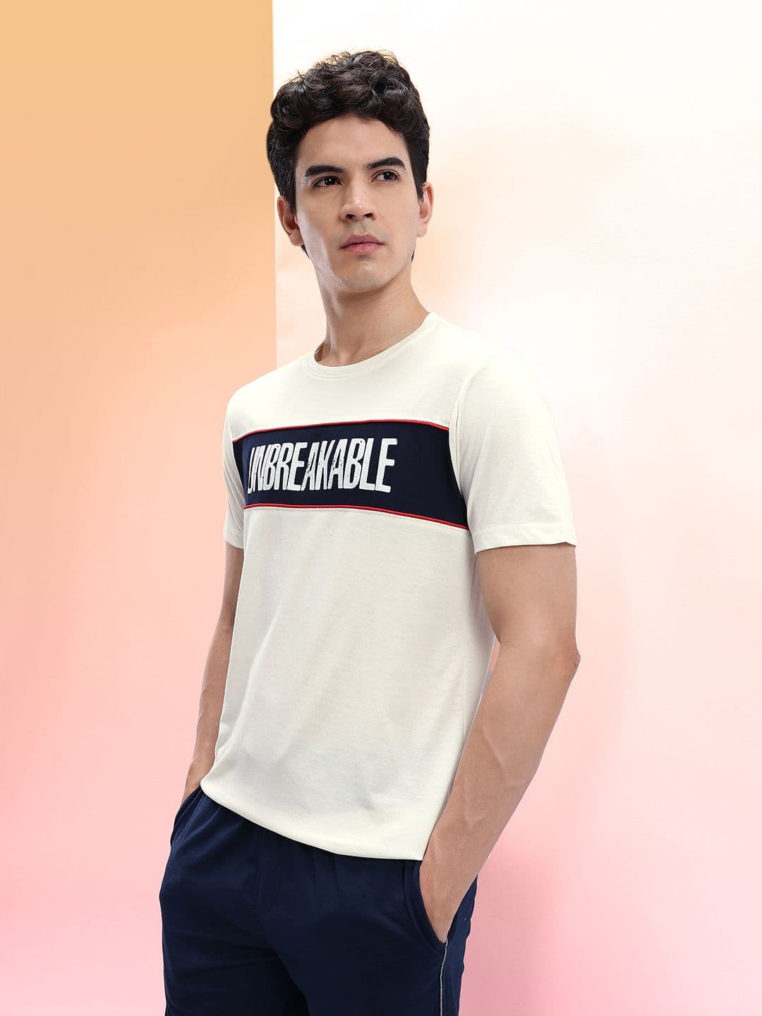 HRX by Hrithik Roshan Typography Printed T-shirt - view 1