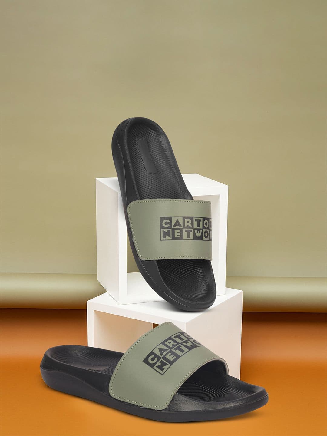PERY PAO Men Printed Sliders - view 1