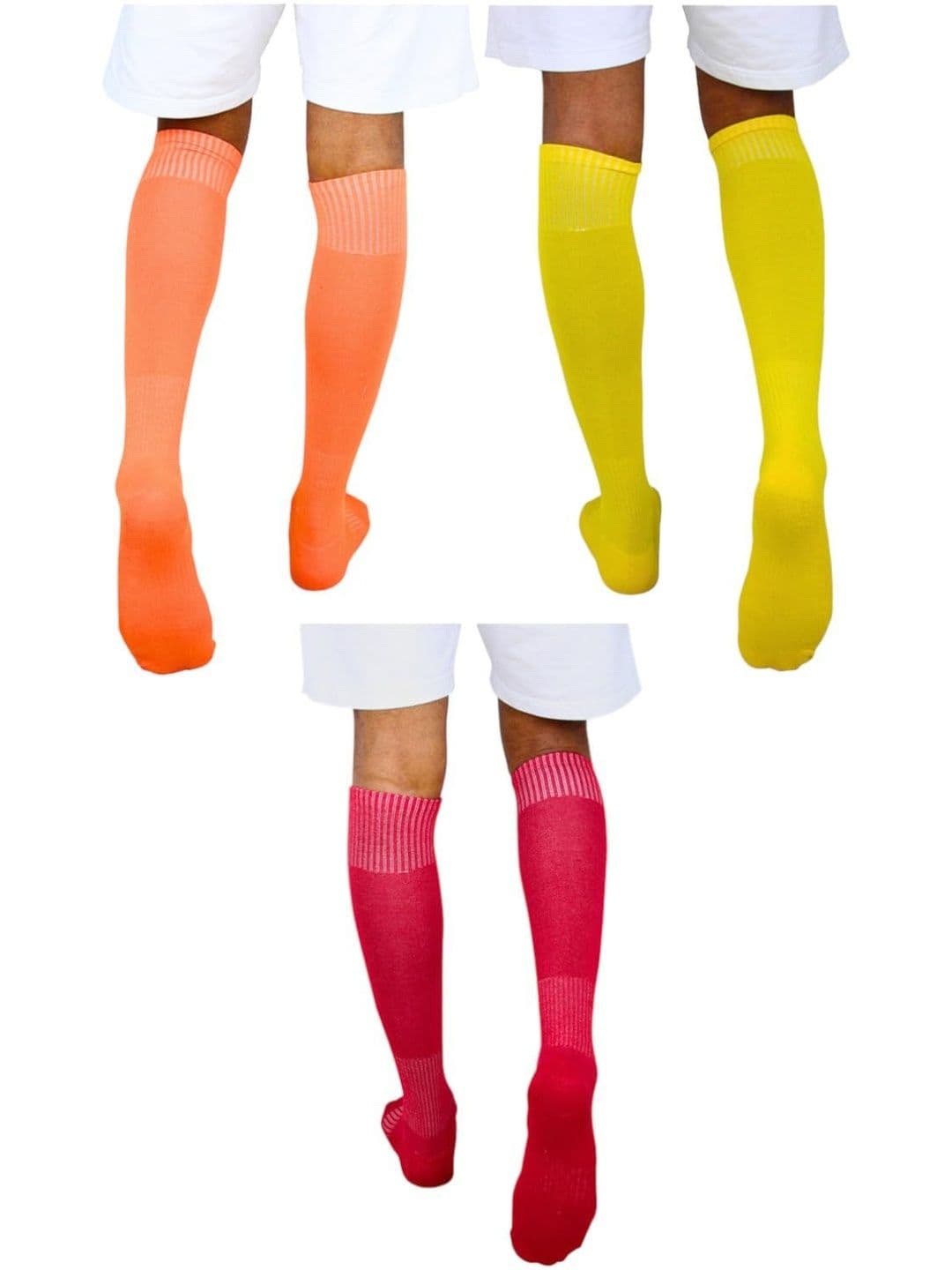 NESKA MODA Unisex Set Of 3 Knee Length Cotton Socks - view 1