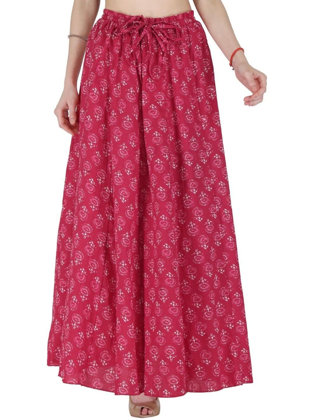Sttoffa Women Pink Pure Cotton Skirt - view 1