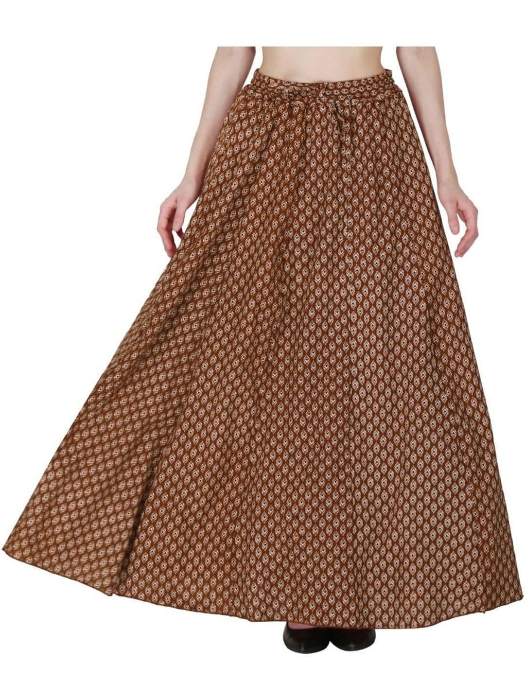 Sttoffa Women Printed Pure Cotton Maxi Skirt - view 1