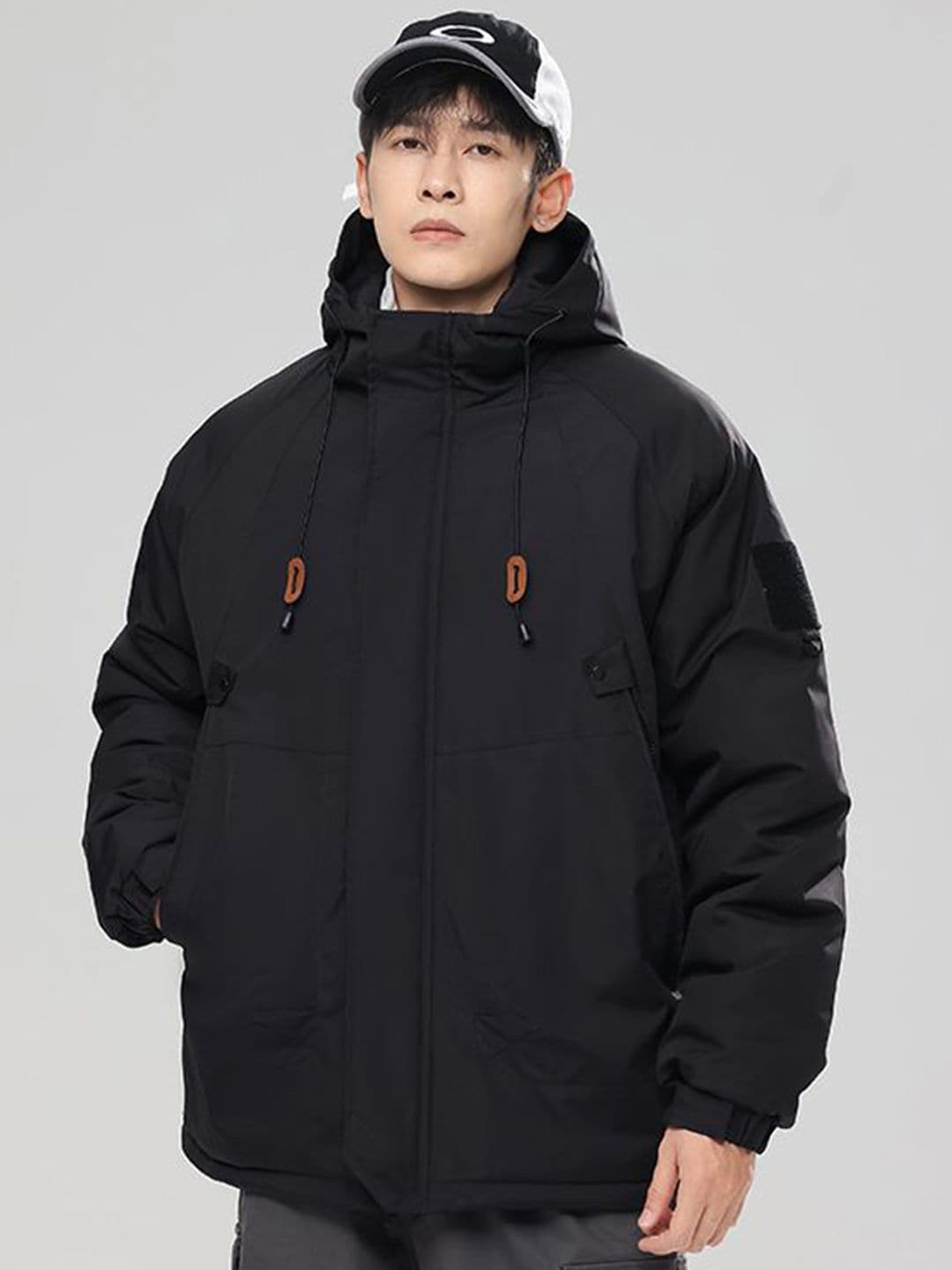 StyleCast x Revolte Men's Regular Fit Casual Solid Padded Jacket - view 1