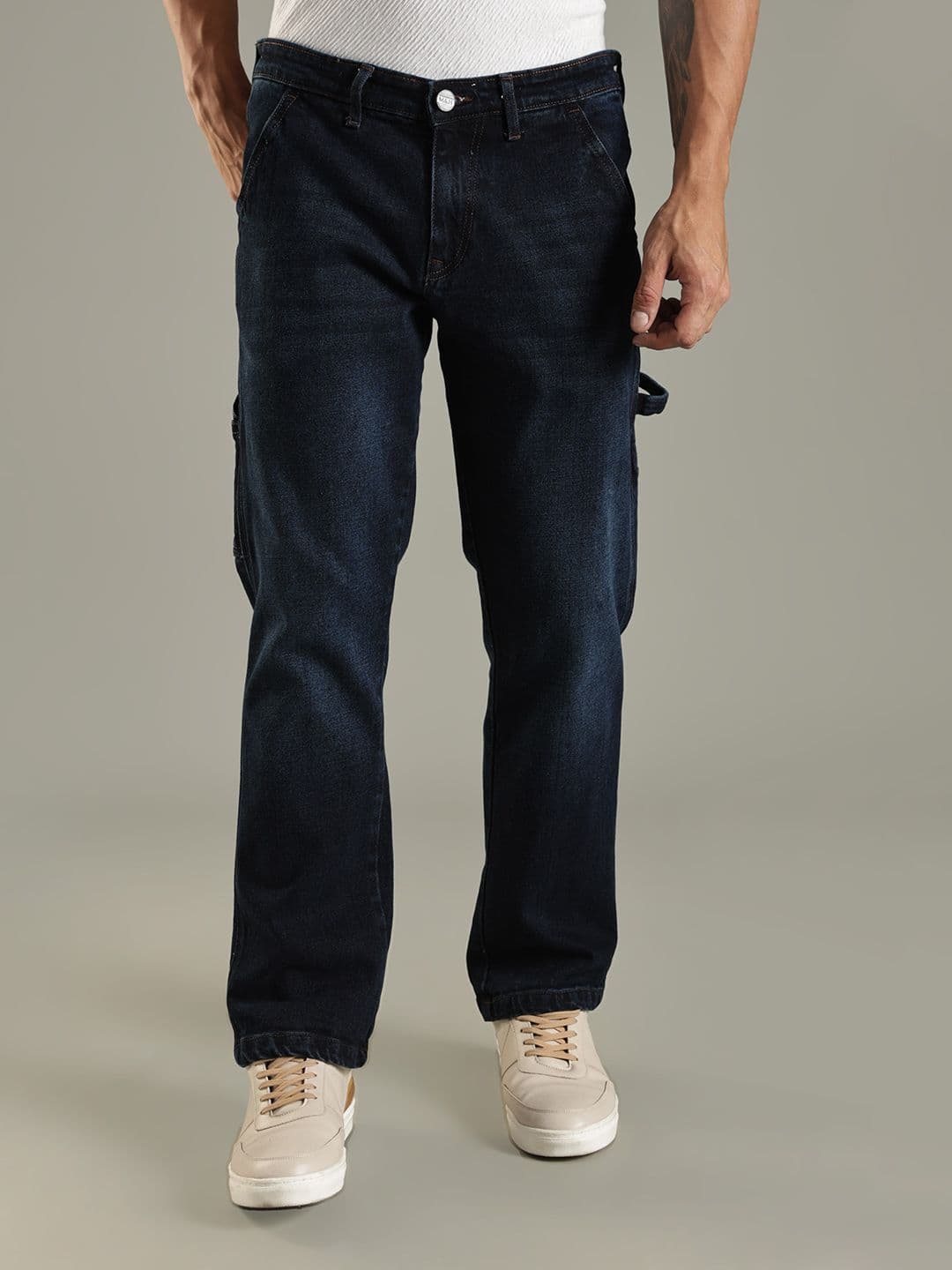 Mast & Harbour Men Men Mid-Rise Baggy Jeans - view 1