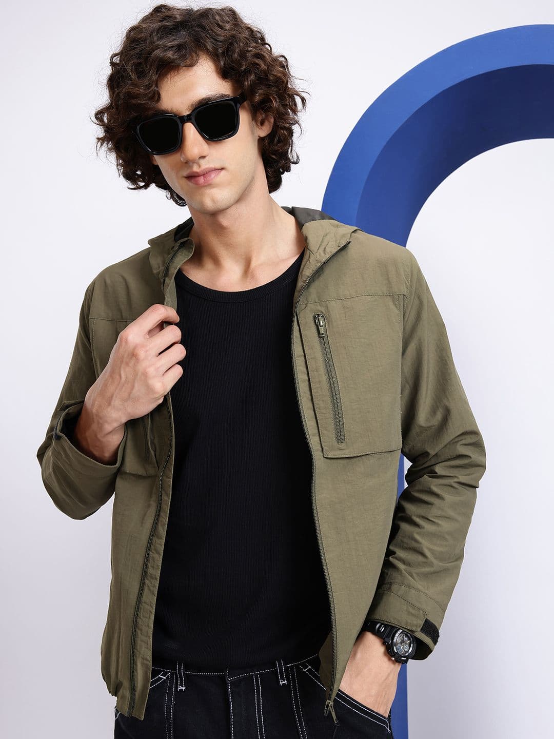 Aeropostale Hooded Tailored Jacket - view 1