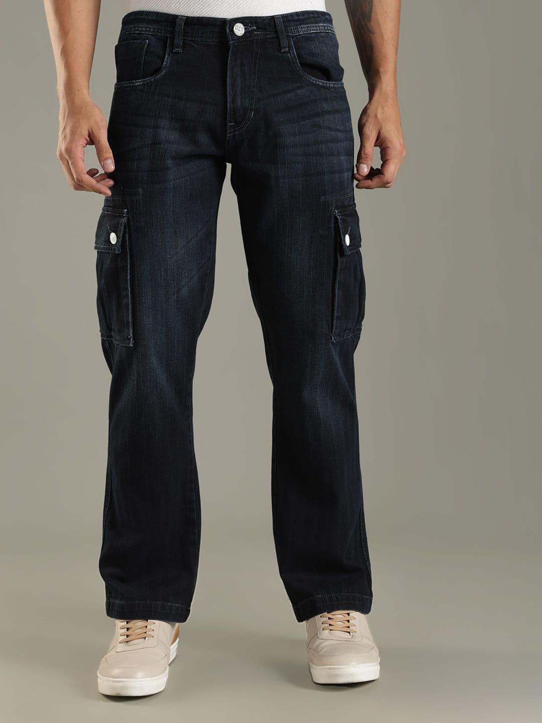 Mast & Harbour Men Mid-Rise Baggy Jeans - view 1