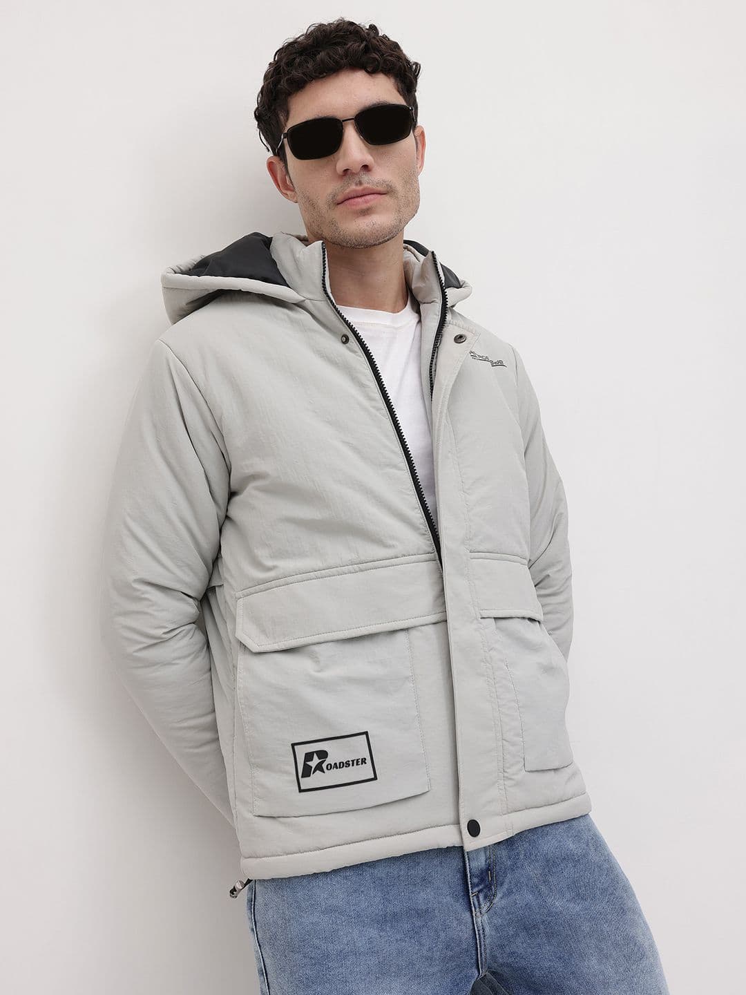 The Roadster Life Co. Men Hooded Padded Jacket - view 1