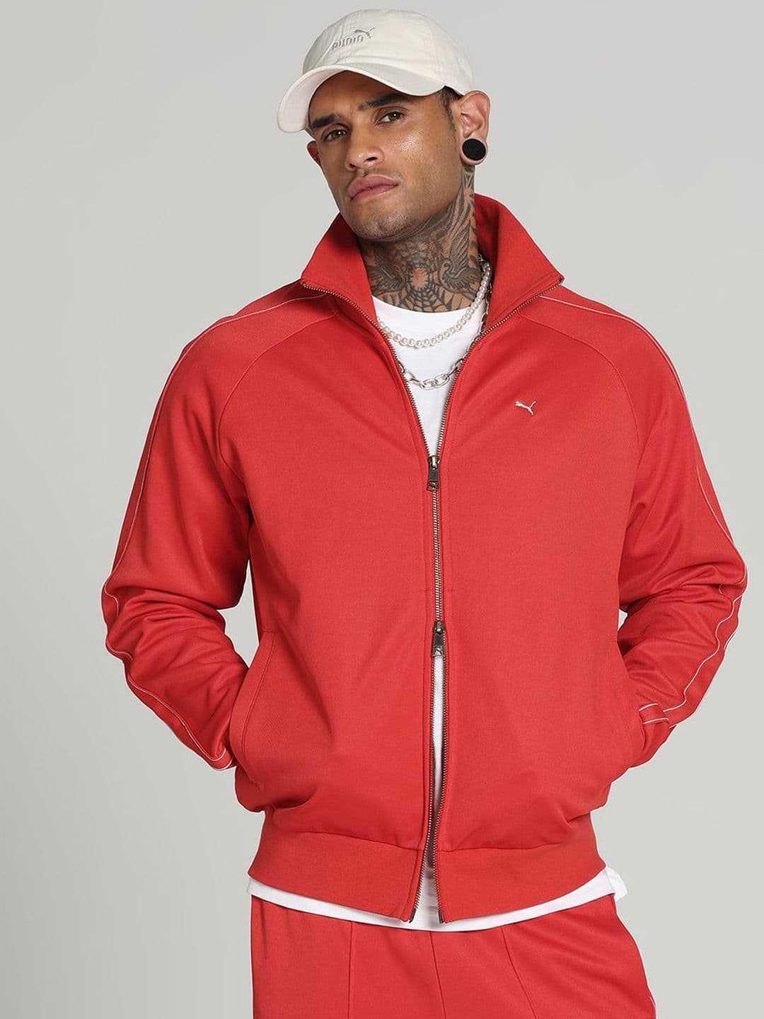 Puma T7 Pure Cotton Relaxed Fit Track Jacket - view 1