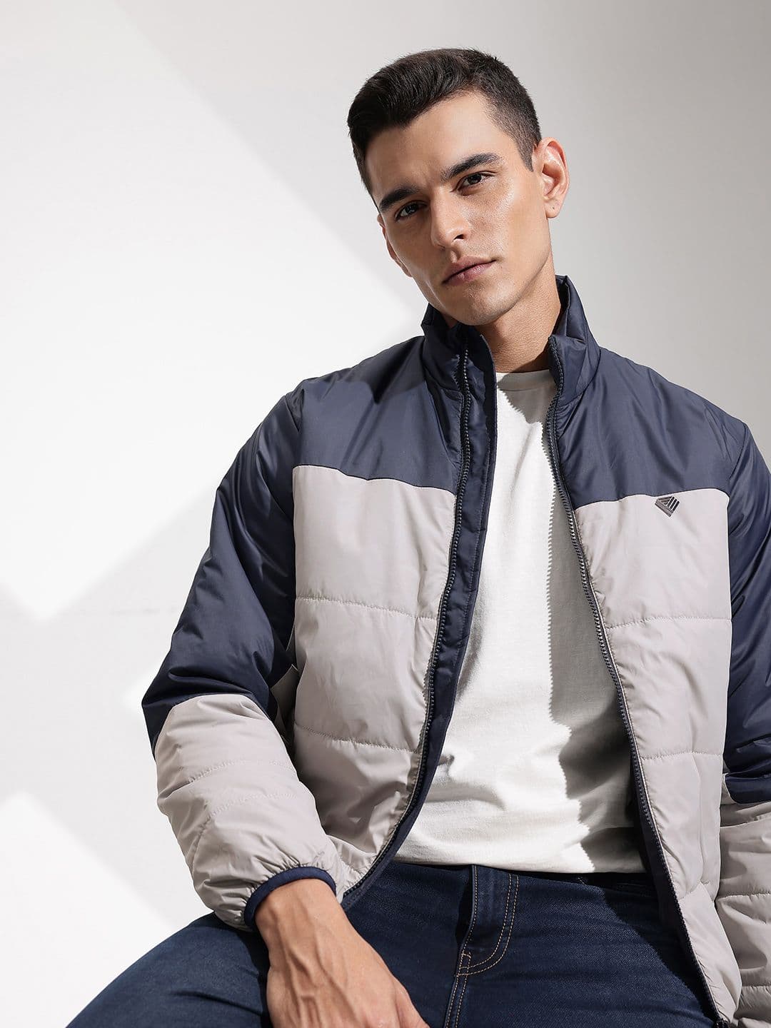 INVICTUS Colourblocked Padded Jacket - view 1