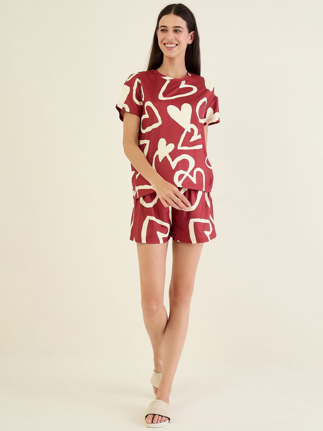 Sweet Dreams Women Conversational Printed T-Shirts & Top Night suit - view 1