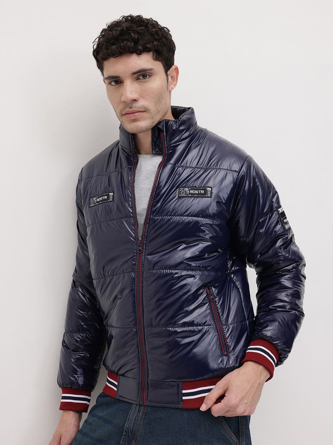 The Roadster Life Co. Mock Collar Padded Jacket - view 1