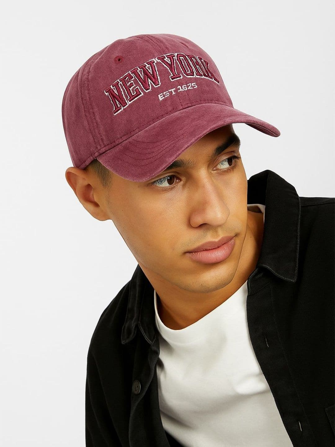 SAZARA Men Embroidered Cotton Baseball Cap - view 1