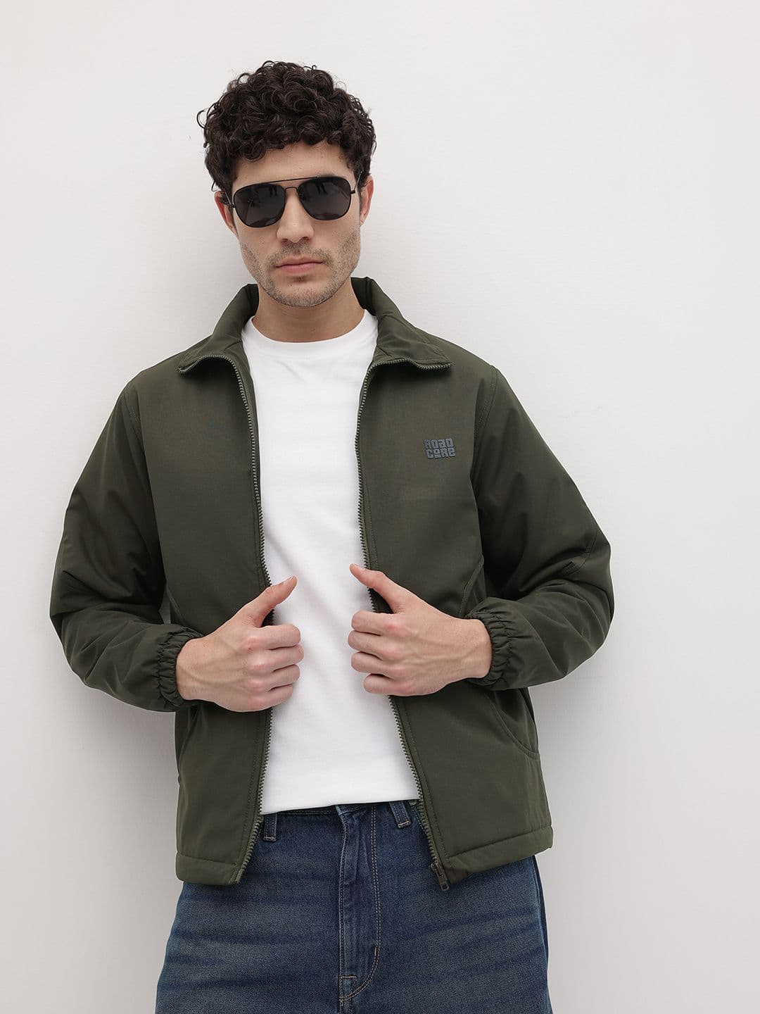 The Roadster Life Co. Men Shirt Collar Padded Jacket - view 1