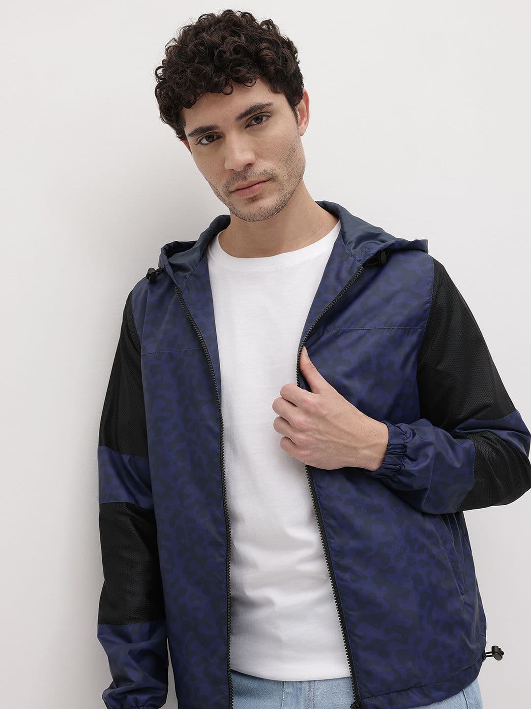 The Roadster Life Co. Animal Printed Hooded Tailored Jacket - view 1