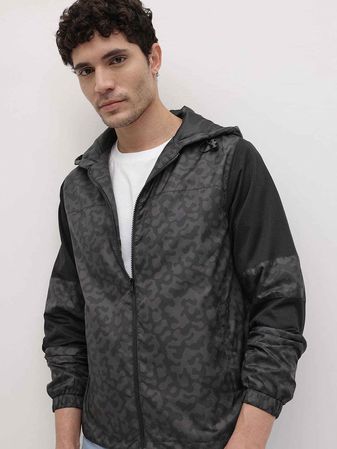 The Roadster Life Co. Animal Printed Hooded Tailored Jacket - view 1