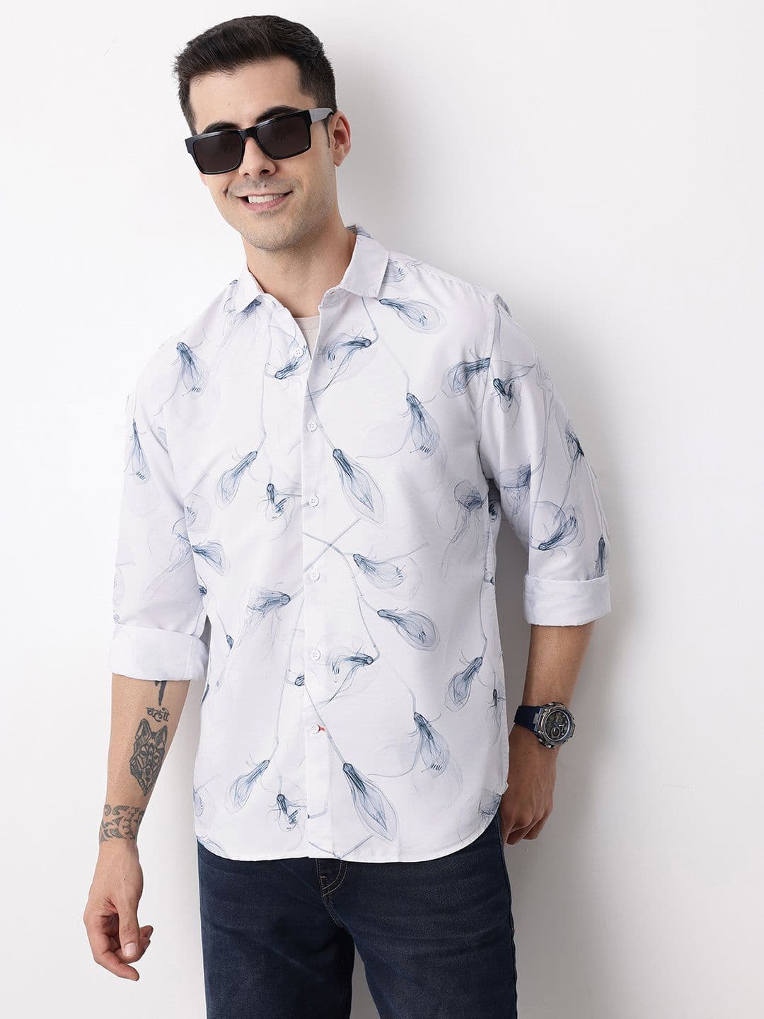 Mast & Harbour Floral Printed Casual Shirt - view 1
