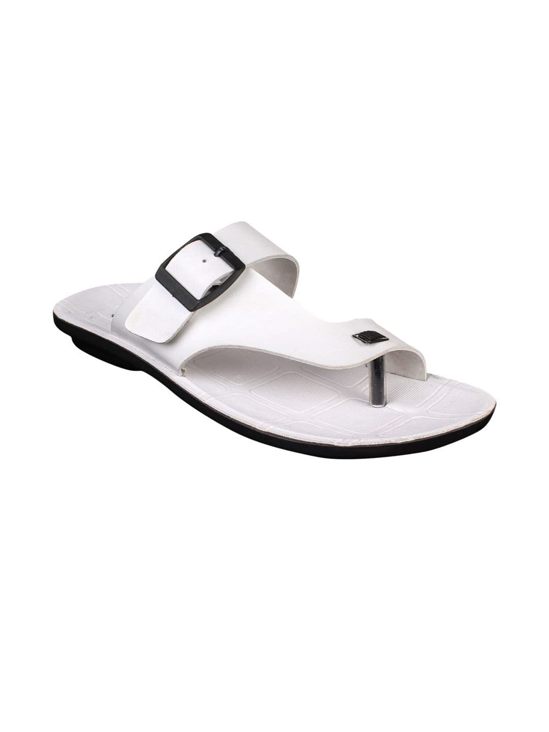 FOOT CARE Men White PU Comfort Sandals - view 1