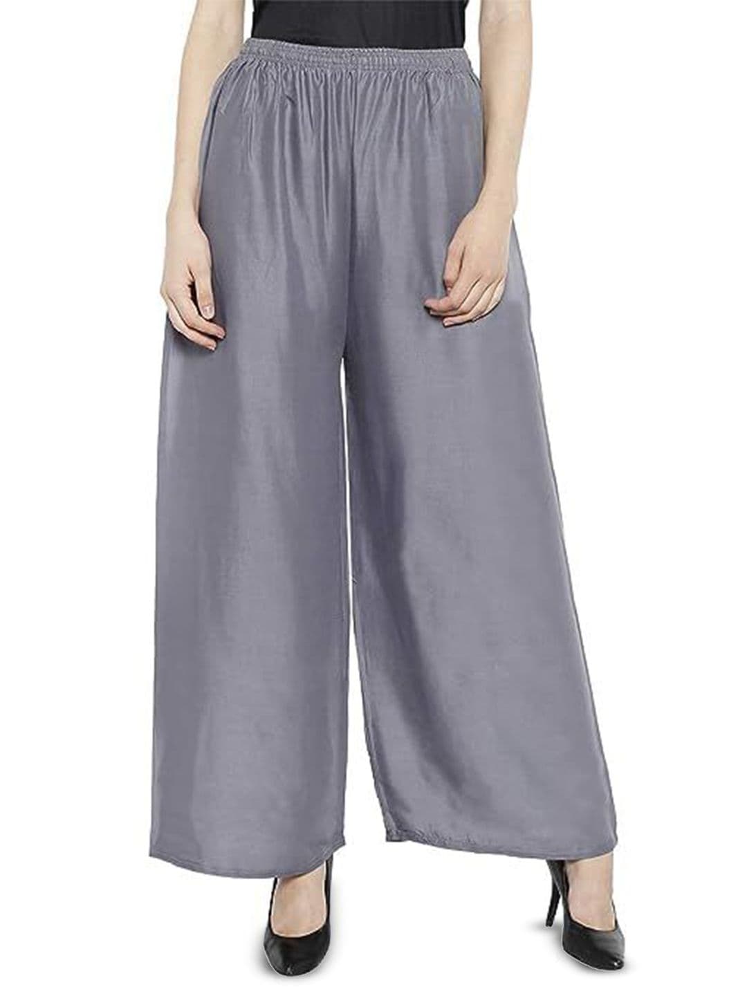 Thrifty Thread Women Flared Knitted Palazzos - view 1