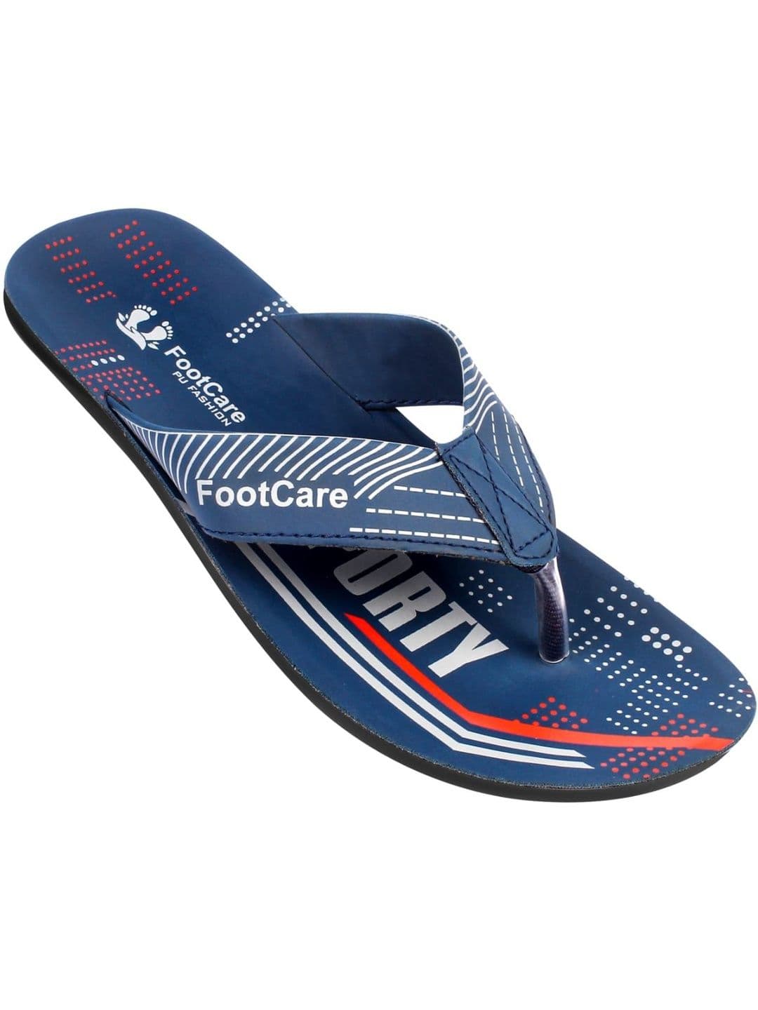 FOOT CARE Printed Thong Flip-Flops - view 1