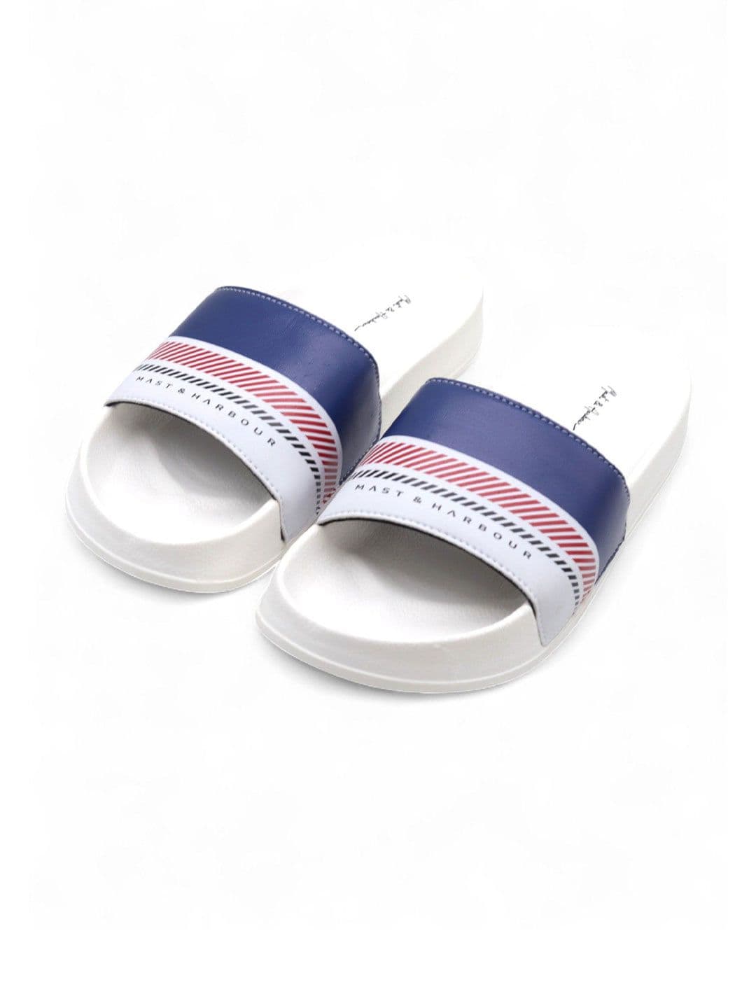 Mast & Harbour Men Printed Sliders - view 1
