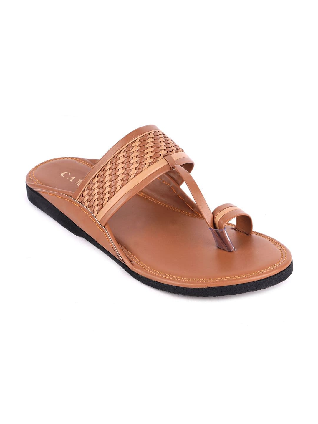 CANVI - TAKE CHANGE TO MAKE CHANGE Leather Comfort Sandals - view 1