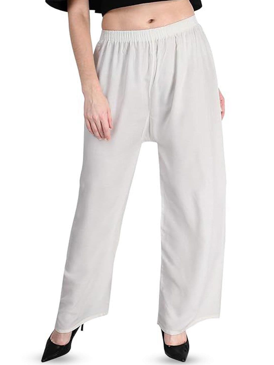 Thrifty Thread Flared Knitted Palazzos - view 1