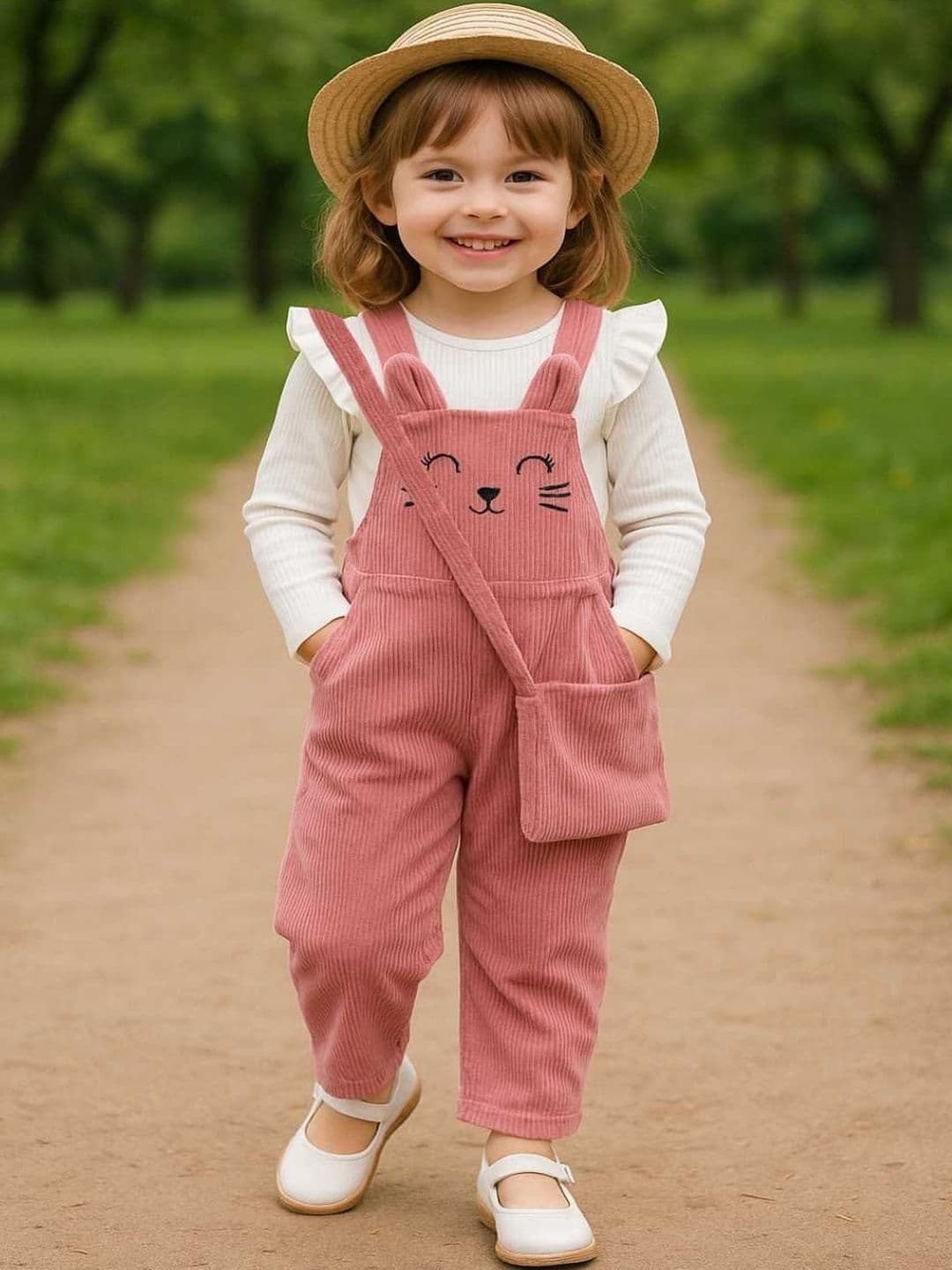RAMIAAZ Girls Top with Dungarees - view 1