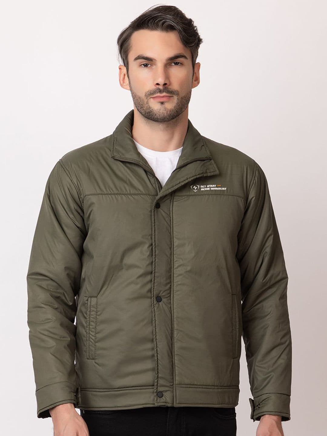 Seapen Men Spread Collar Solid Lightweight Puffer Jacket - view 1