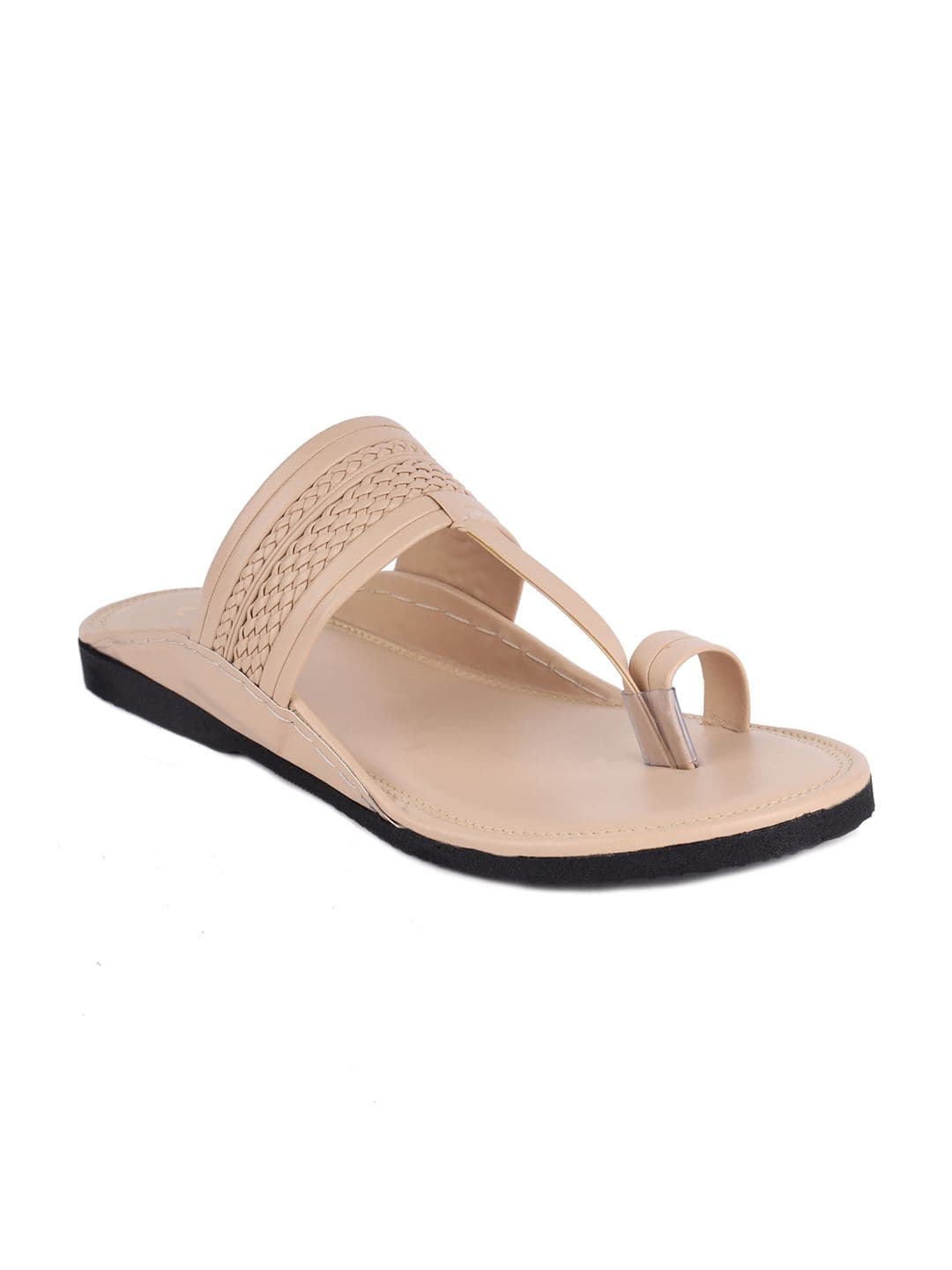 CANVI - TAKE CHANGE TO MAKE CHANGE Men Ethnic Leather Comfort Sandals - view 1
